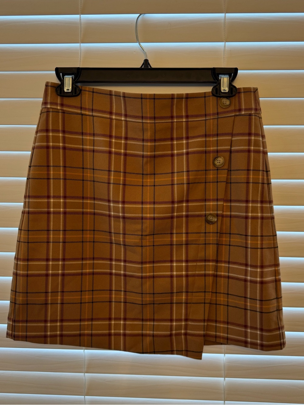 Loft Outlet Petite Plaid Mini Skirt 2P Light Academia Scholar School Girl Preppy